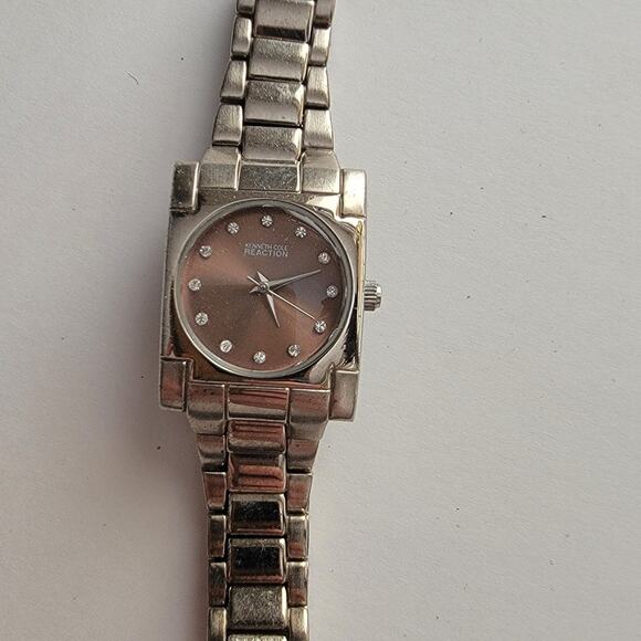 Kenneth Cole Reaction F3562621 Brown Dial Women’s Watch Working - Picture 2 of 10